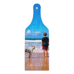 Custom Photo and Text - Your Own Design - My Dog Cutting Board
