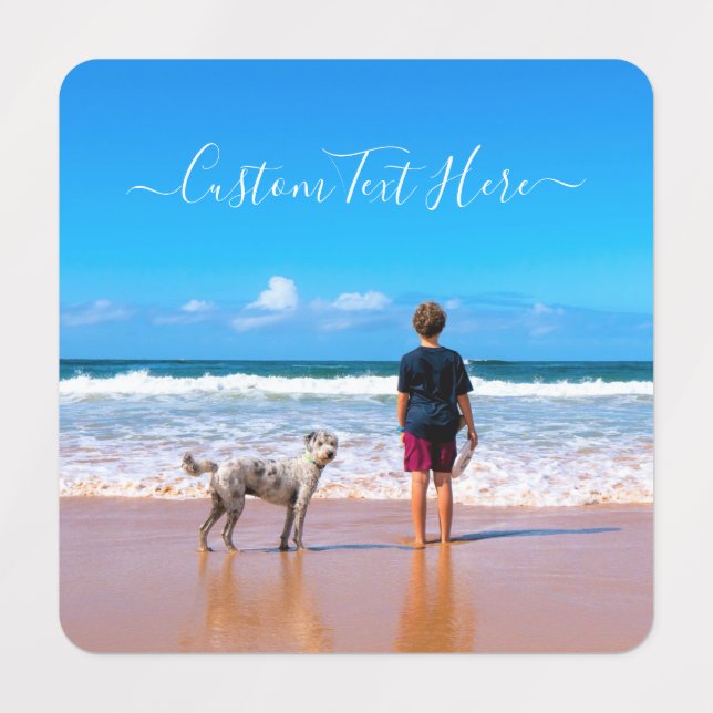 Custom Photo and Text - Your Own Design - My Pet   (Design 3)