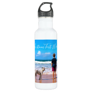 Custom Photo and Text - Your Own Design - My Pet 710 Ml Water Bottle