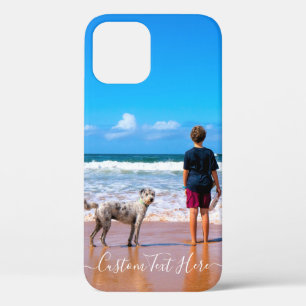 Custom Photo and Text - Your Own Design - My Pet   iPhone 12 Pro Case