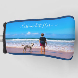 Custom Photo and Text - Your Own Design - My Pet   Golf Head Cover