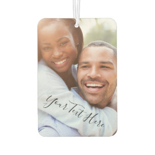 Custom Photo and Text Your Own Design - Romantic - Air Freshener