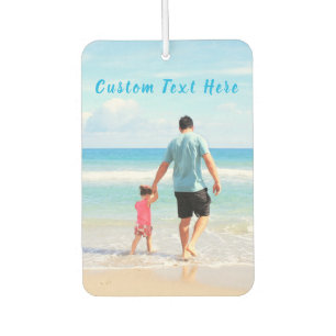 Custom Photo and Text Your Own Design - Special Air Freshener