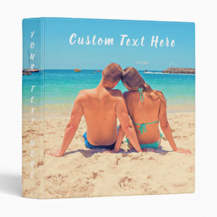 Custom Photo and Text - Your Own Design - Special  Binder