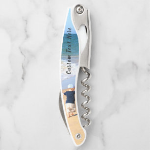 Custom Photo and Text - Your Own Design - Special  Corkscrew