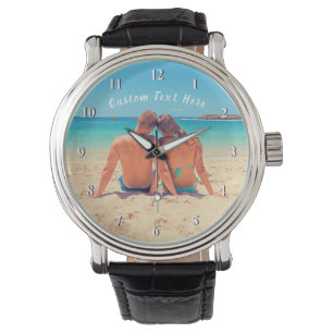 Custom Photo and Text - Your Own Design - Special  Watch