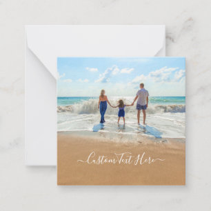 Custom Photo and Text - Your Own Design Unique Card
