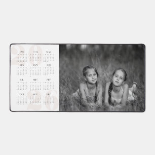 Custom Photo and Year Calendar 2025 Large Mouse Desk Mat