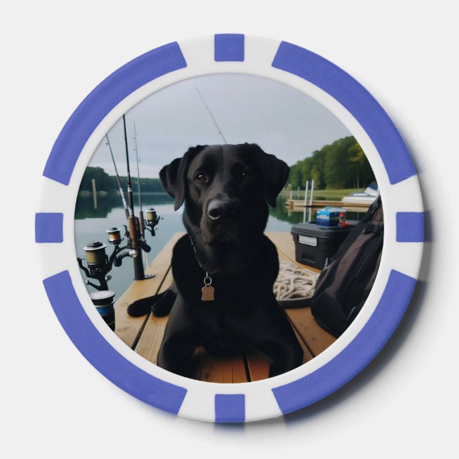 Custom Photo Animal Fundraiser Casino Night  Poker Chips (Front)