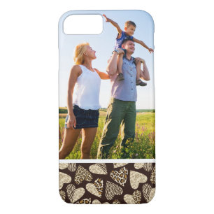 Custom Photo Animal skin with hearts iPhone 8/7 Case