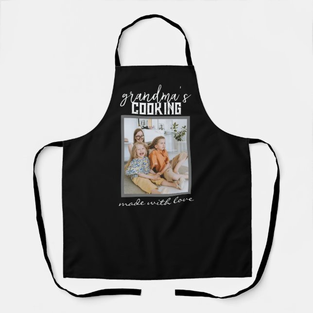 Custom Photo Apron Personalized Chef Gift Idea (Front)