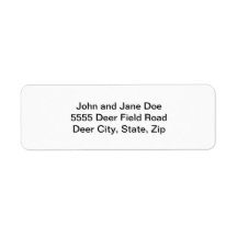 Custom Photo Art Logo Return Address
