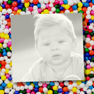 Custom Photo Auto Convert Pic to LightTone B & W Post-it Notes