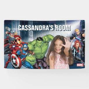 Custom Photo Avengers Banner