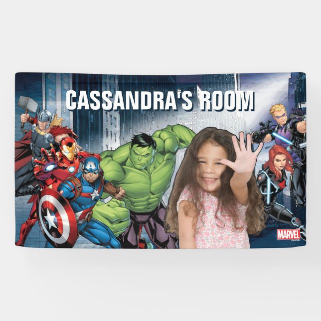 Custom Photo Avengers Banner (Horizontal)