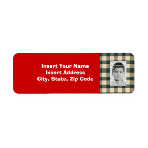 Custom Photo Avery Address Label