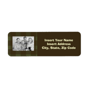 Custom Photo Avery Address Label