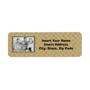 Custom Photo Avery Address Label