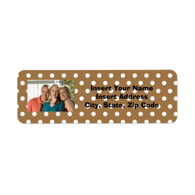 Custom Photo Avery Address Label (Front)
