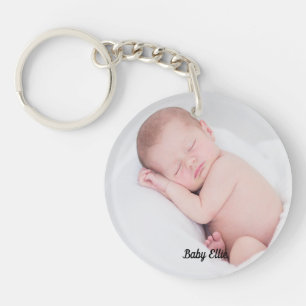 Custom Photo Baby  Keychain