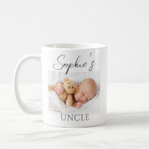 Custom Photo Baby Uncle Mug