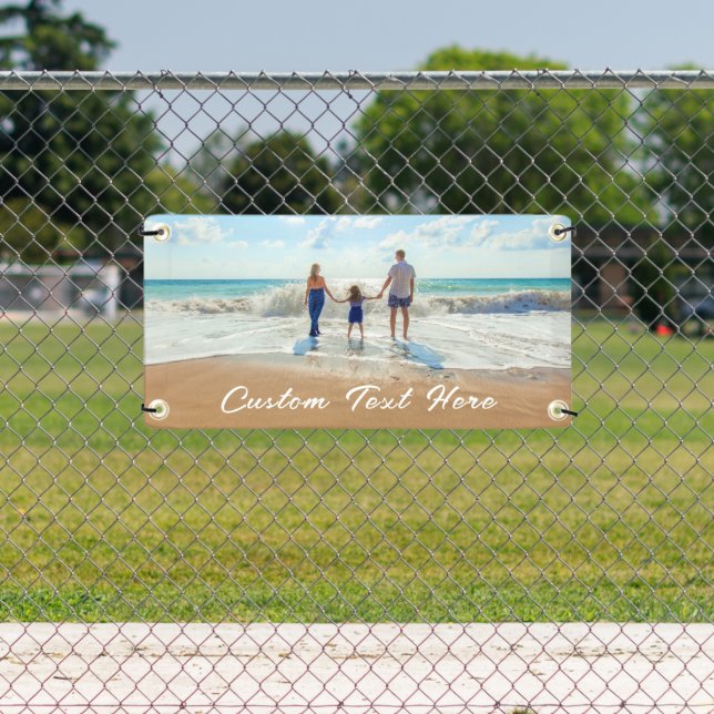 Custom Photo Banner with Your Photos and Text (Insitu)