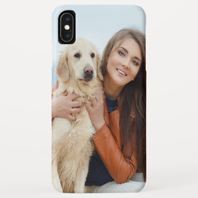 Custom Photo Barely There Apple iPhone XS Max Case (Back)