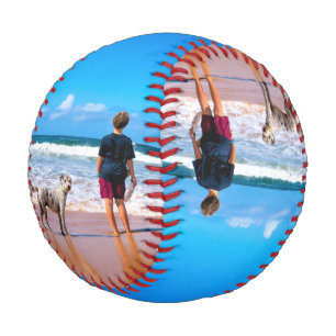 Custom Photo Baseball Your Photos with Pets