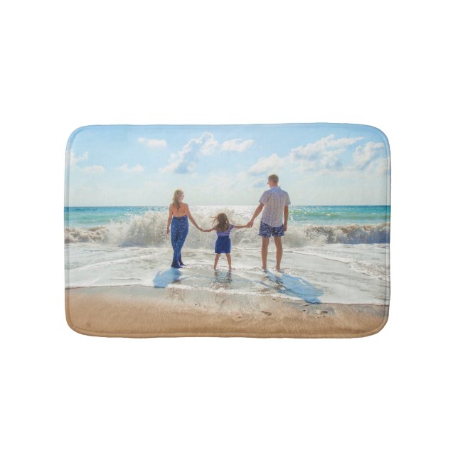 Custom Photo Bath Mat Your Own Design Personalized (Front)