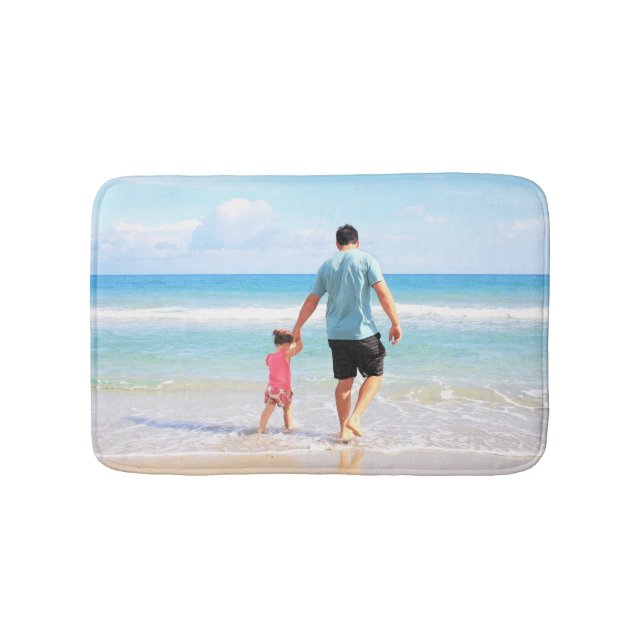 Custom Photo Bath Mat Your Photos Gift (Front)