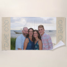 Custom photo beach towel - personalized gift