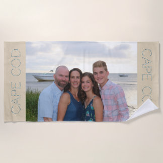 Custom photo beach towel - personalized gift