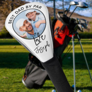 Custom Photo Best Dad By Par Golf Lover Gift  Head Cover