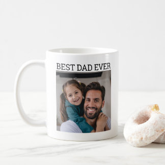 Custom Photo Best Dad Ever  Coffee Mug