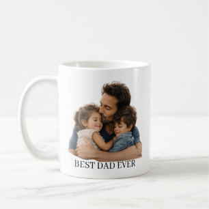 Custom Photo Best Dad Ever Mug   Personalized Mug