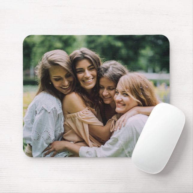 Custom Photo Best Friends Mousepad (With Mouse)