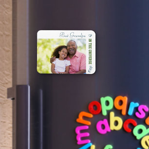 Custom Photo - Best Grandpa in the Universe Magnet