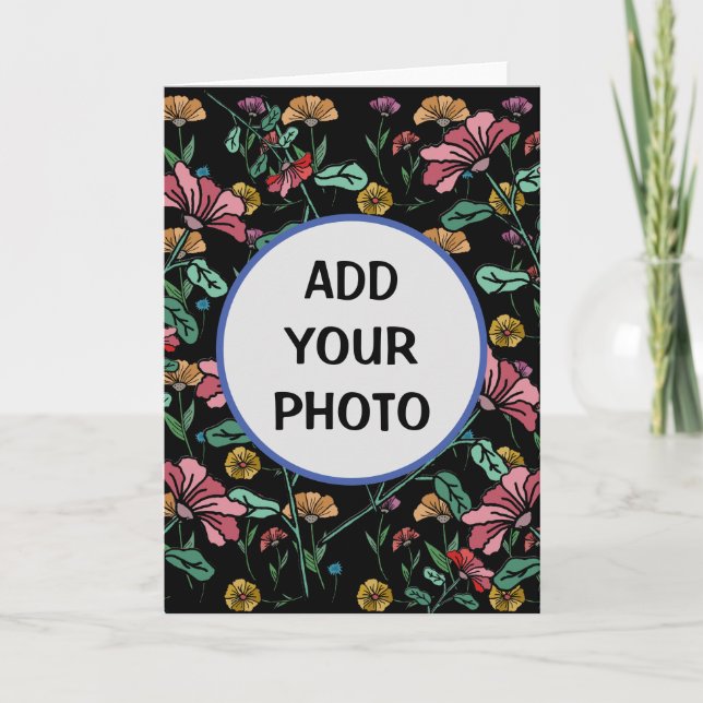 Custom Photo, Birthday card, custom Card (Front)