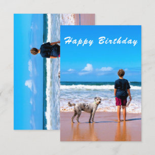 Custom Photo Birthday Card Your Own Design
