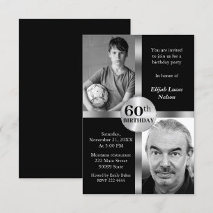 Custom Photo Birthday Invitation