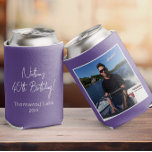 Custom Photo Birthday Party Favour Personalized Pi Can Cooler<br><div class="desc">Celebrate in style with our custom photo can cooler! Perfect for birthday party favours,  featuring your personalized picture and modern script design. A fun,  memorable keepsake for your guests!</div>