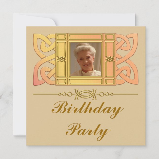 Custom Photo Birthday Party Invitations (Front)