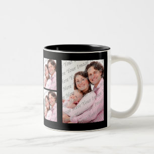 Custom Photo Black Mug