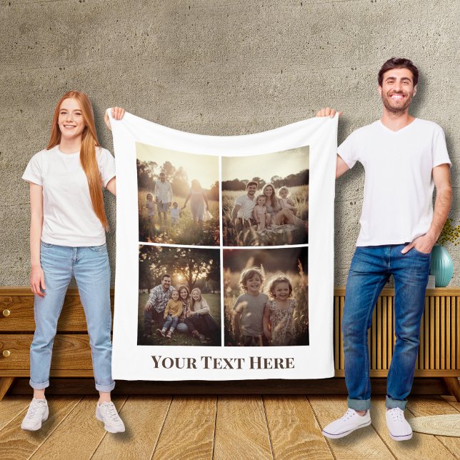 Custom Photo Blanket Collage Personalized Picture  (Creator Uploaded)