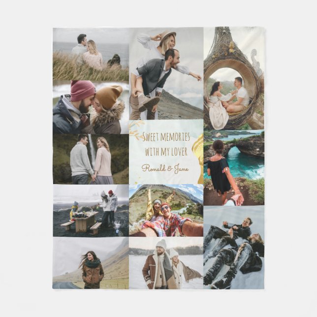 Custom Photo Blanket | Personalized Cozy Throw  (Front)