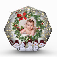 Custom photo block with the doll