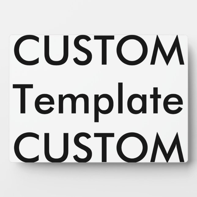 Custom Photo Board Plaque 10" x 8" with Easel (Front)