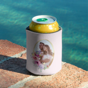 Custom Photo Boho Frame  Can Cooler