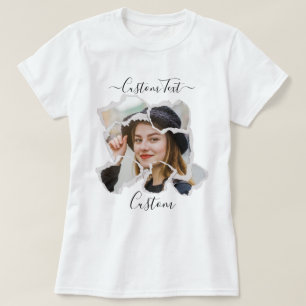 Custom Photo Bootleg Vintage Style Personalized T-Shirt