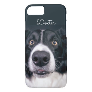 Custom Photo Border Collie Dog Face Case-Mate iPhone Case